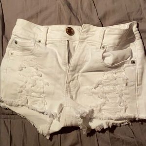 White American Eagle jeans shorts